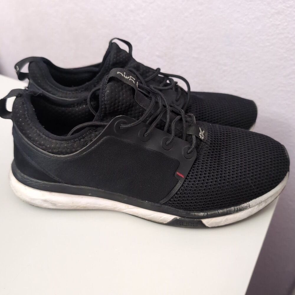KURU Sneakers Mens Size 10.5  Black Athletic Comfort KURU Shoes